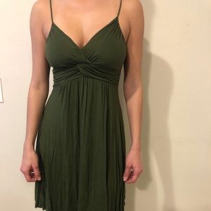 Green summer dress